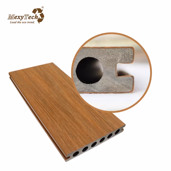 Mexytech Synthetic Decking Flooring Outdoor Coextrusion Plastic Composite Wood Panel